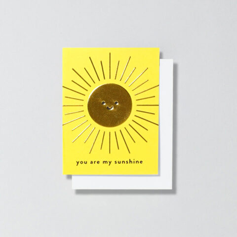 Minikarte You are my sunshine Sonne
