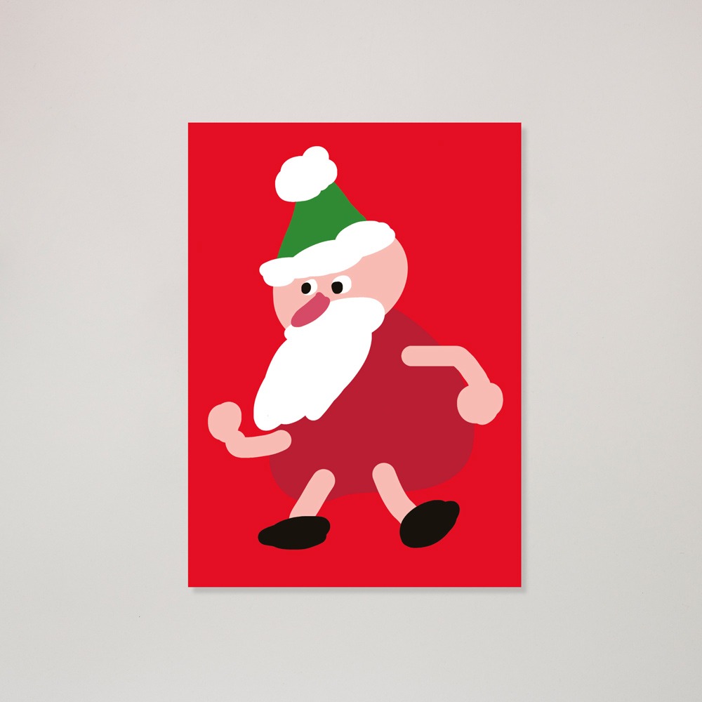 Postkarte Santa