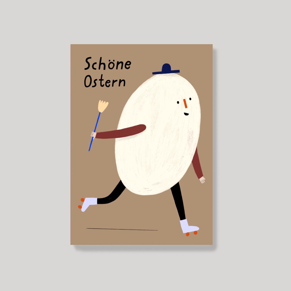 Postkarte Ei Schöne Ostern