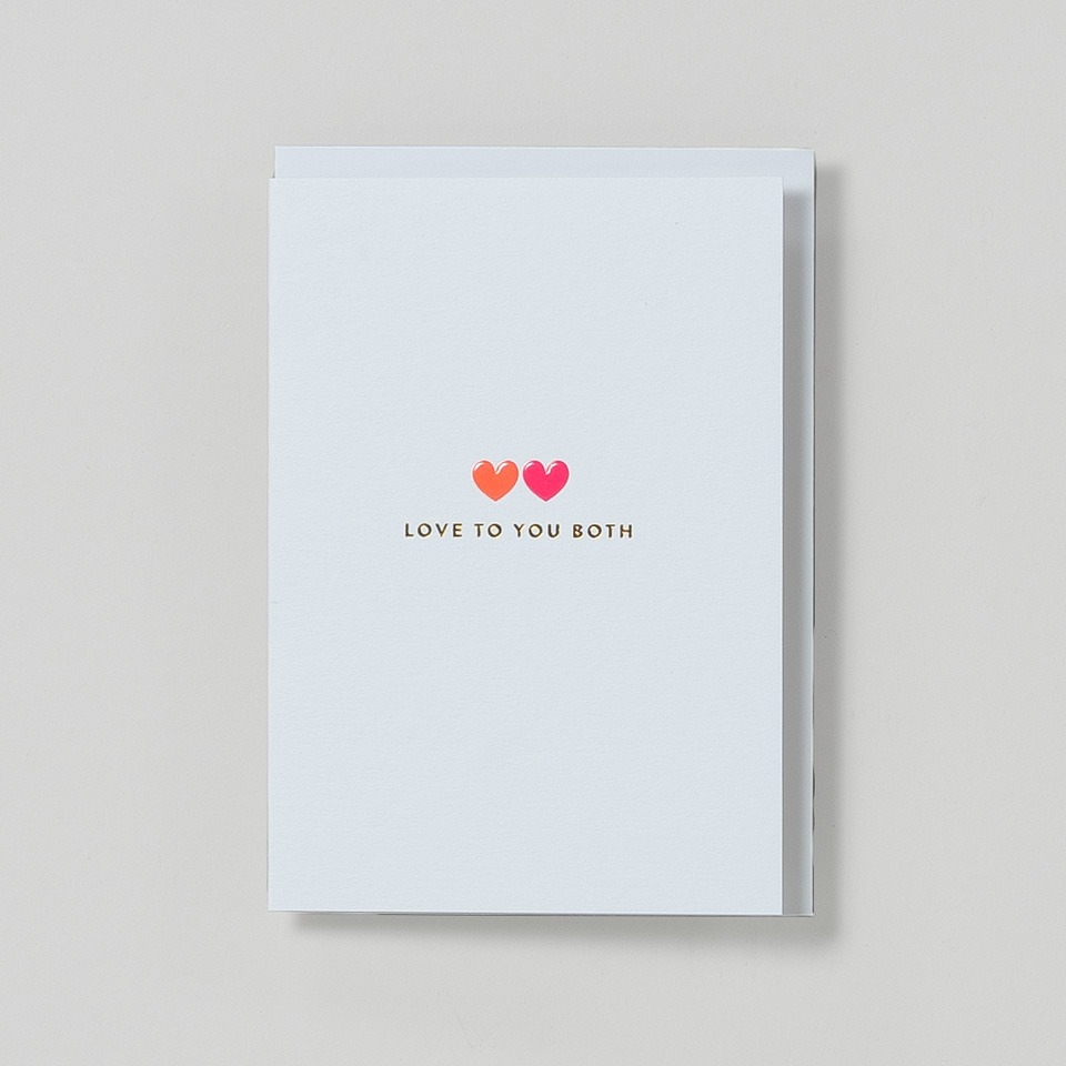 Hochzeitskarte Love to you both