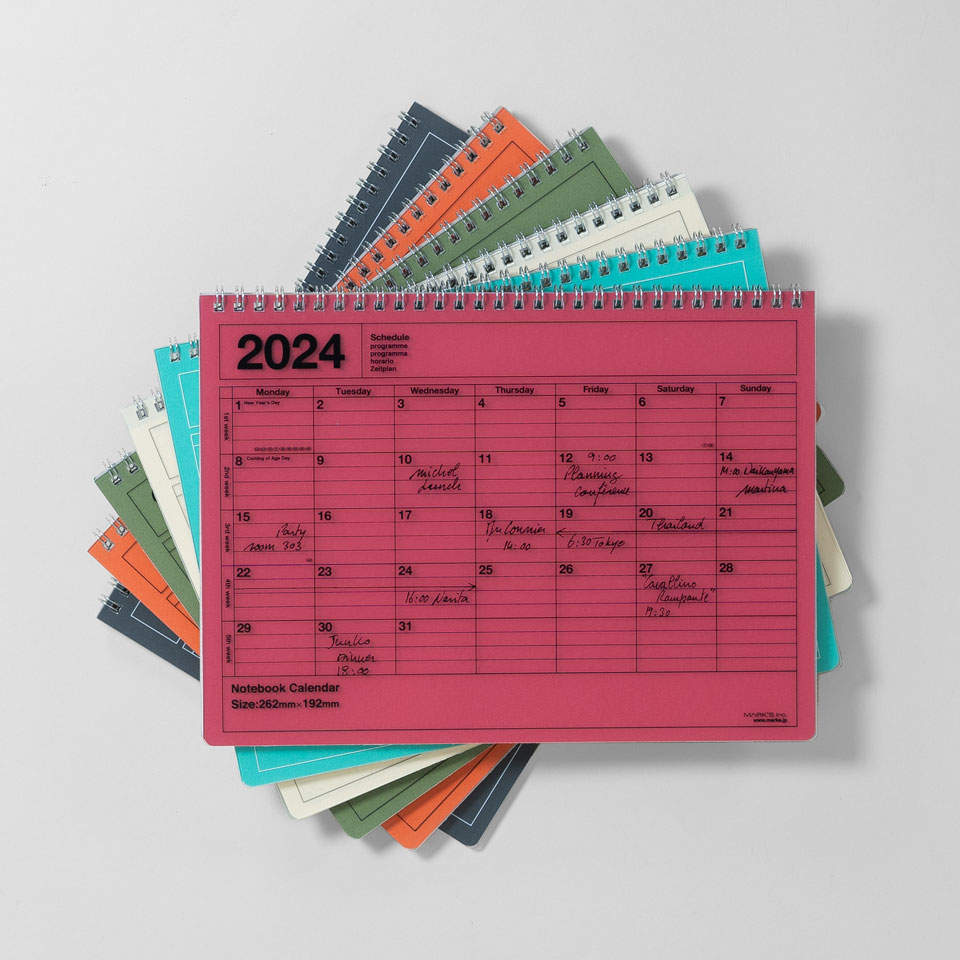 Monatskalender 2024 groß