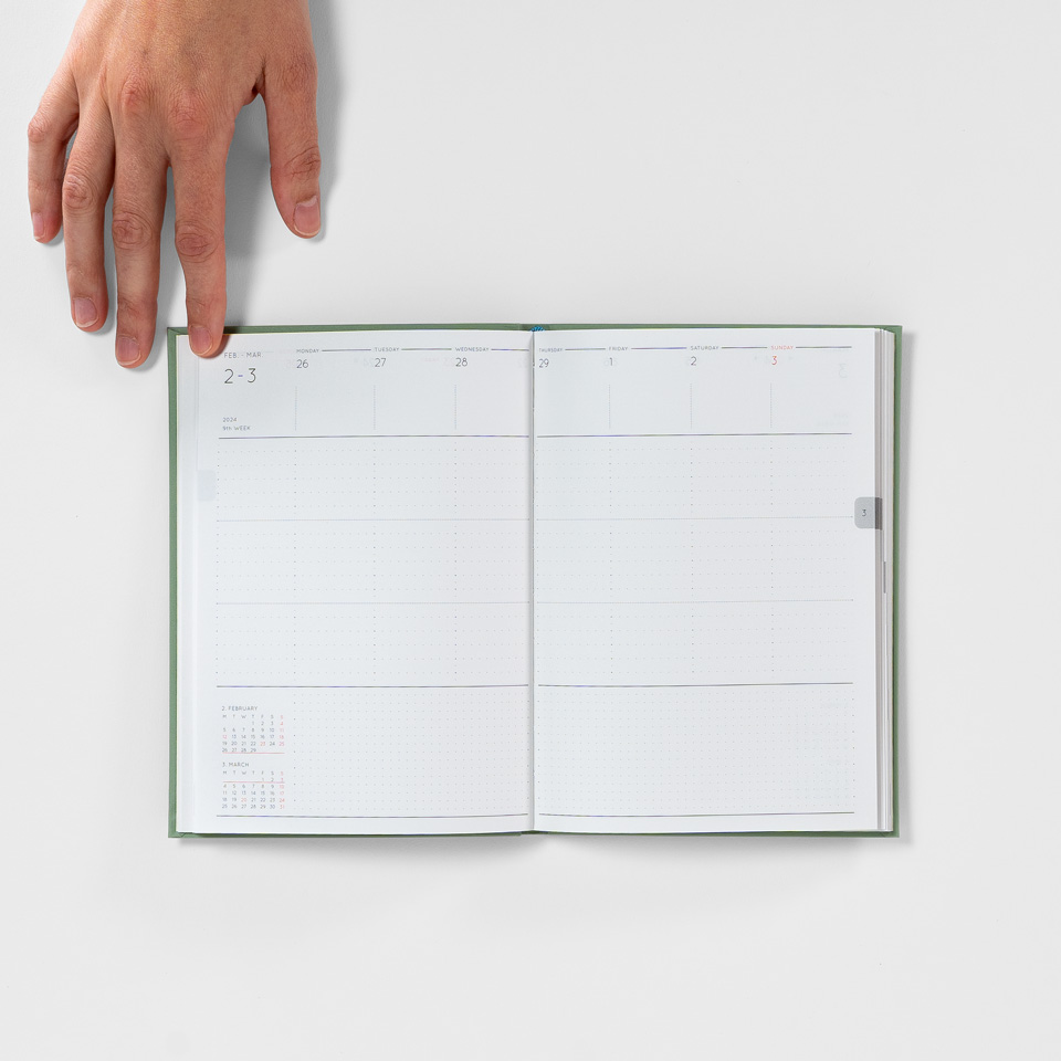 Journal Kalender 2026 / Diary Katy Weekly B6 – Bild 7