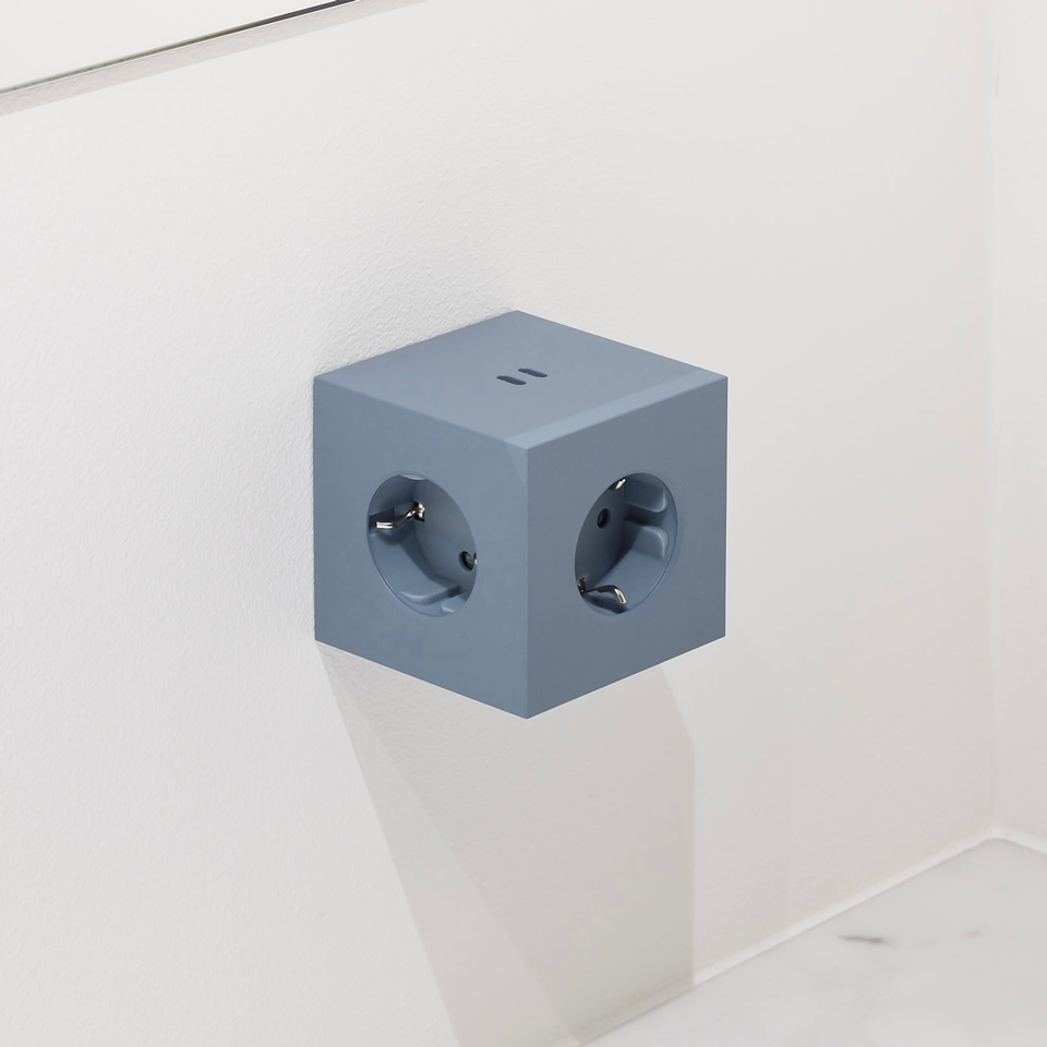 Avolt Square 2 Steckdose / blau – Bild 2
