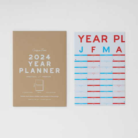 Year Planner 2026 / Wandkalender hoch