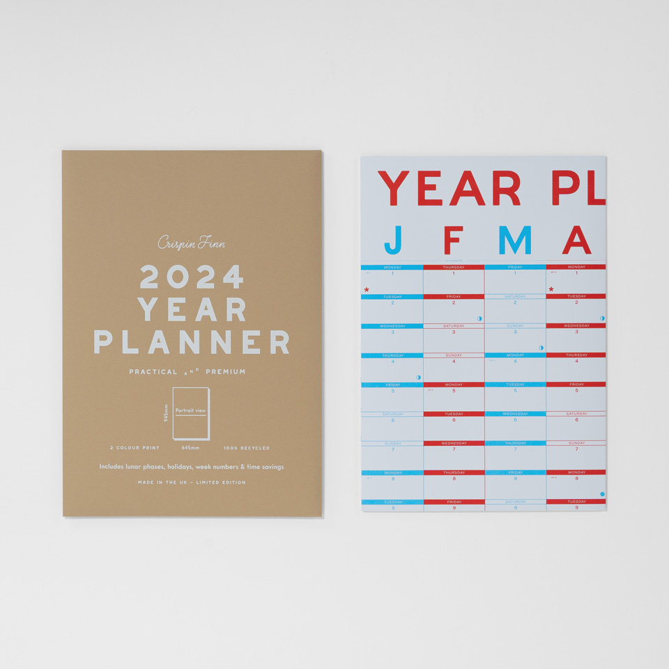 Year Planner 2026 / Wandkalender hoch