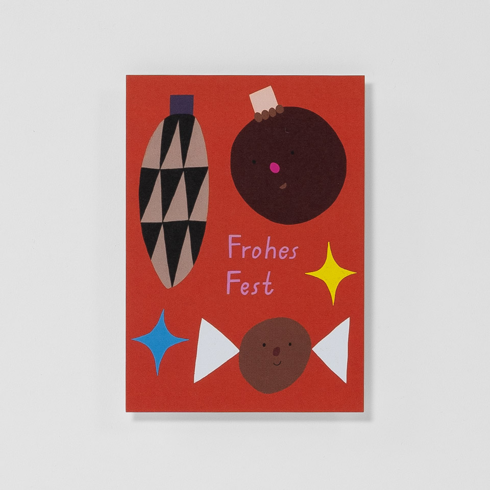 Postkarte Christbaumschmuck