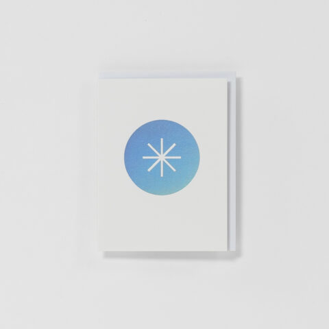 Minikarte Schneeflocke