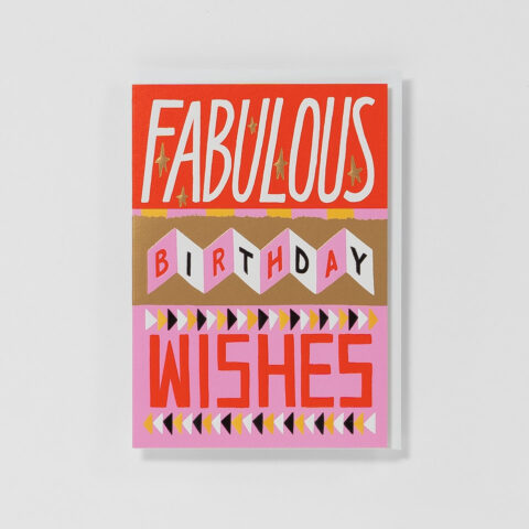 Geburtstagskarte Fabulous Birthday