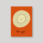 Postkarte Sonne