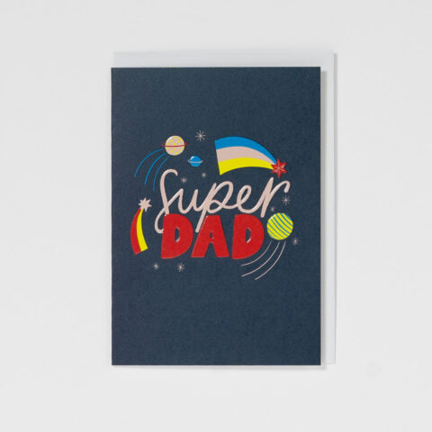 Grußkarte Super Dad