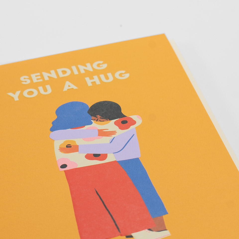 Grußkarte Sending You a Hug – Bild 2