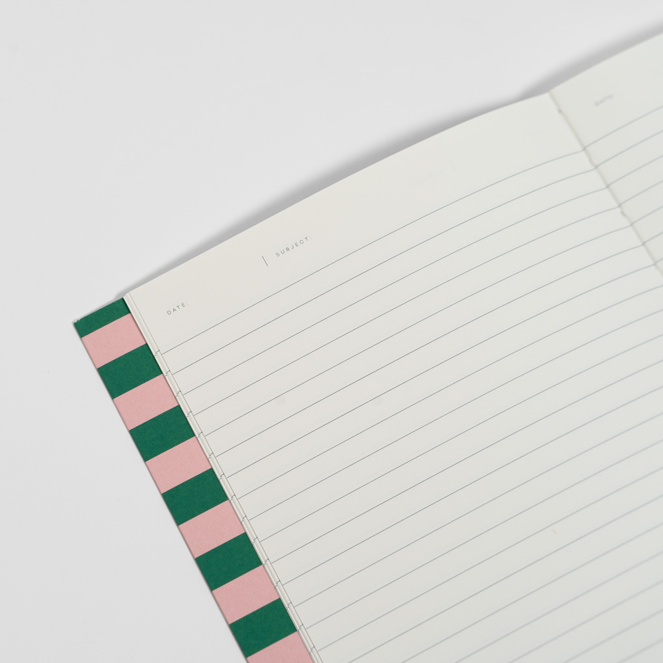 Notizbuch mittel rosa/grün Notem / Uma Notebook M – Bild 6