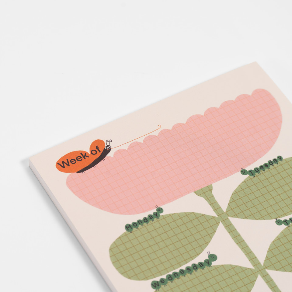 Notizblock - Wochenplaner Blume – Bild 4