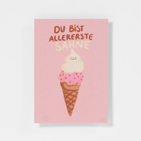 Postkarte Allererste Sahne