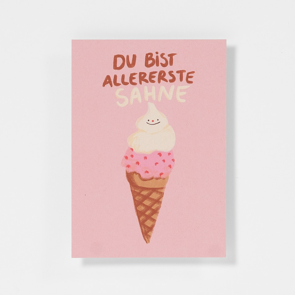 Postkarte Allererste Sahne