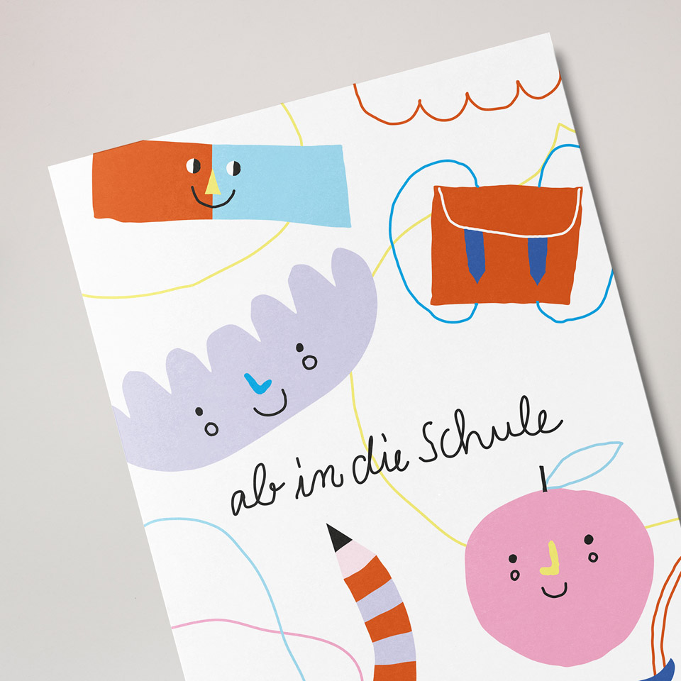 Postkarte ab in die Schule – Bild 2