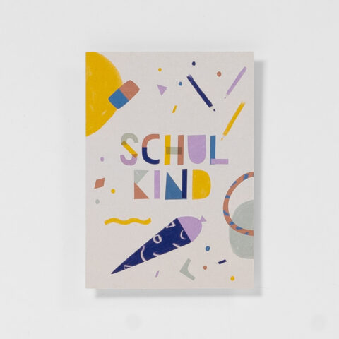 Postkarte Schulkind