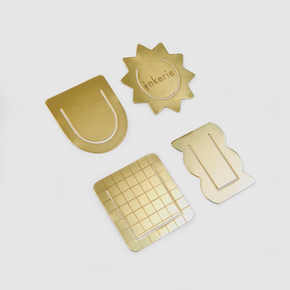 Lesezeichen Metall 4er Set – Bild 3