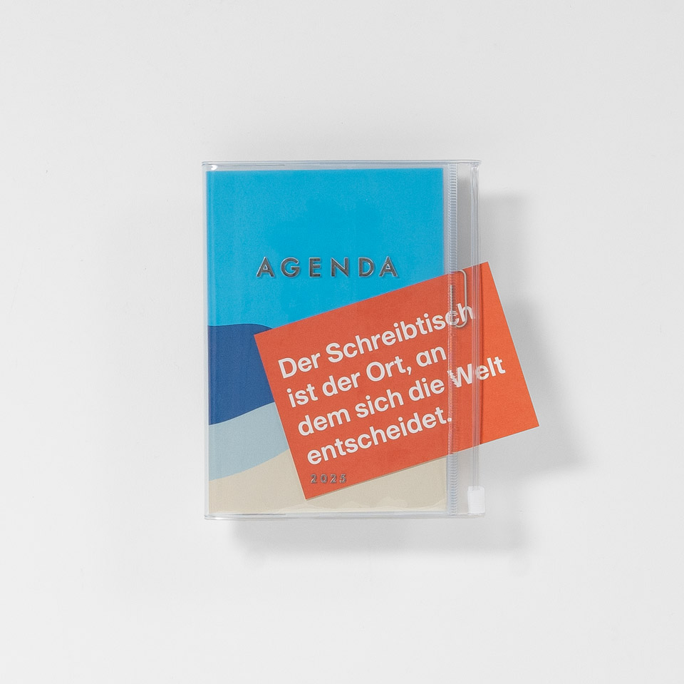A6 Kalender 2025/26 mit Umschlagtasche Berge – Bild 2