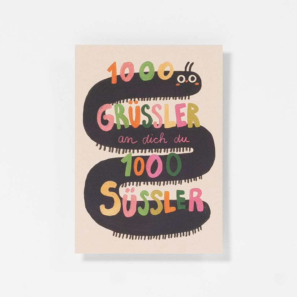 Postkarte 1000 Süssler