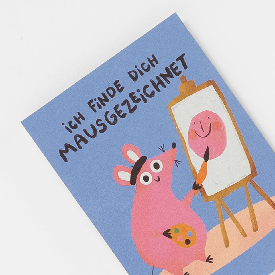 Postkarte Mausgezeichnet – Bild 2