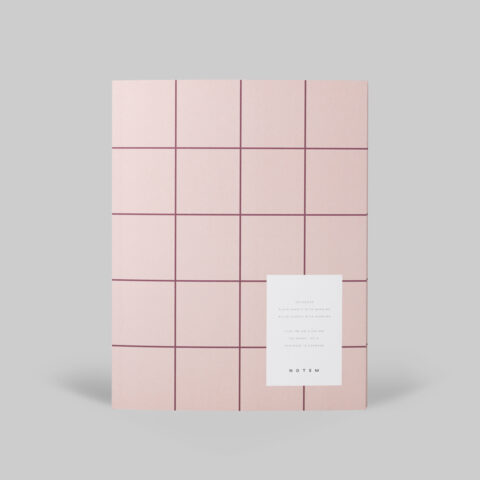 Notizbuch groß rosa Notem / Uma Notebook L