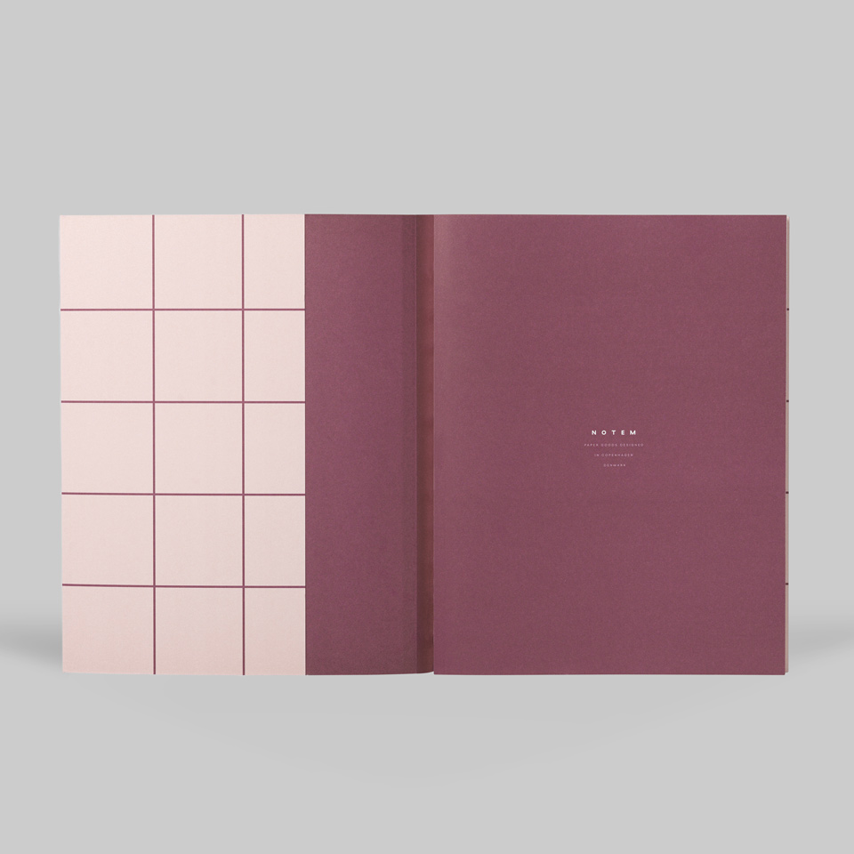 Notizbuch groß rosa Notem / Uma Notebook L – Bild 2