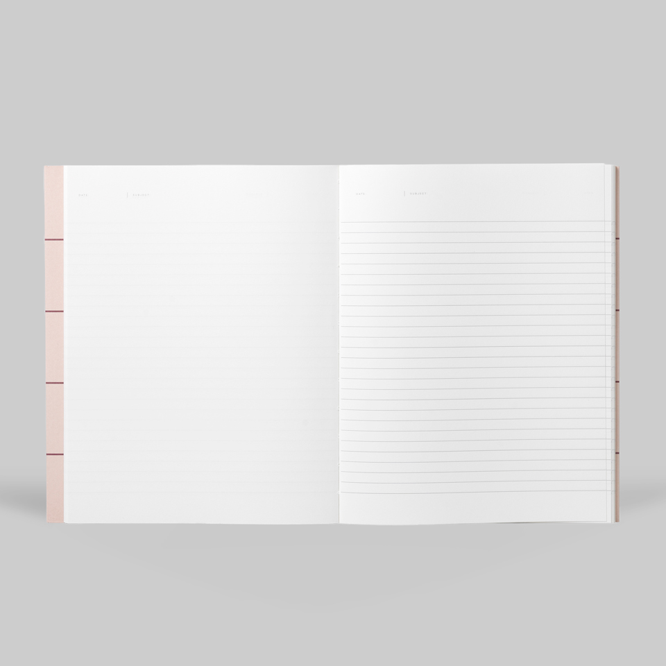 Notizbuch groß rosa Notem / Uma Notebook L – Bild 3
