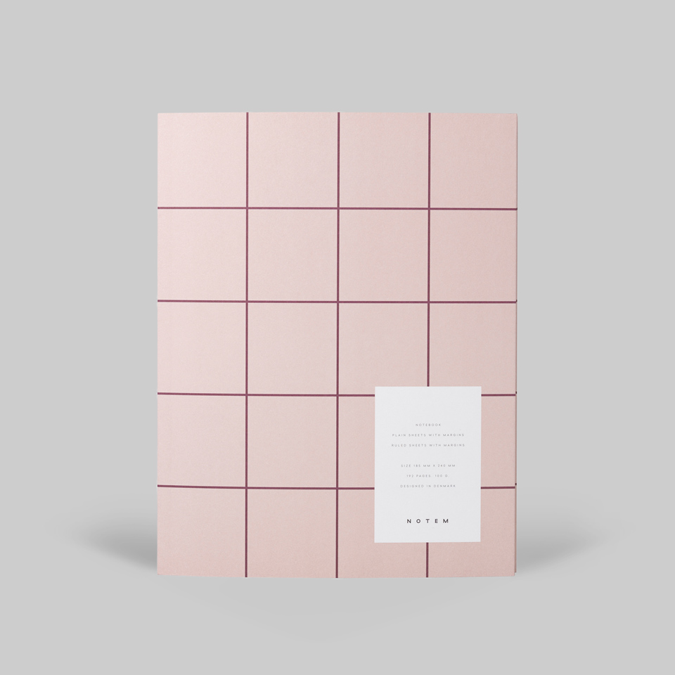 Notizbuch groß rosa Notem / Uma Notebook L