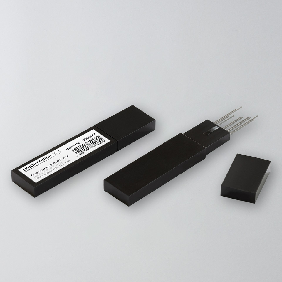 Mine für Drehgriffel Bleistift 0,7 mm HB – 12 Stk – Bild 3