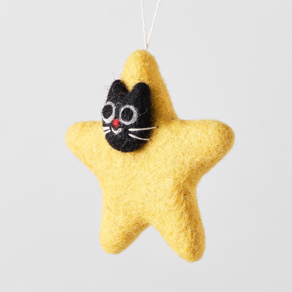 Filzanhänger – Katze Stella – Bild 2