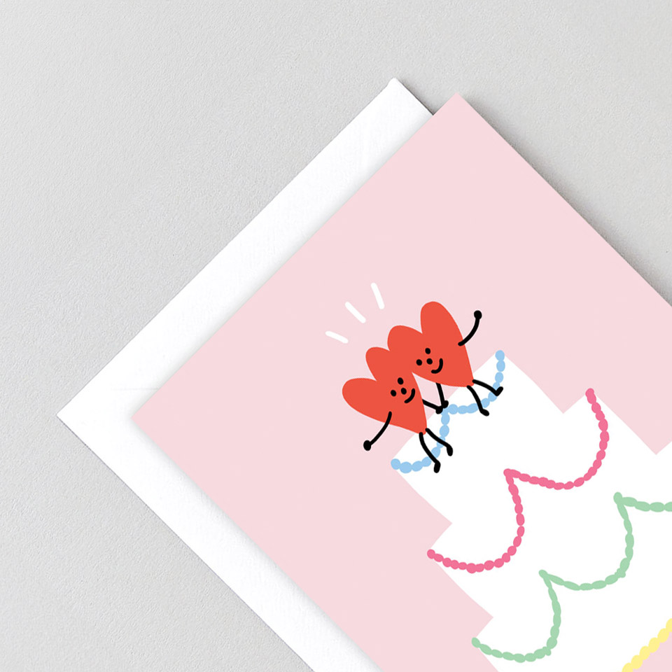 Hochzeitskarte To The Happy Couple – Bild 2