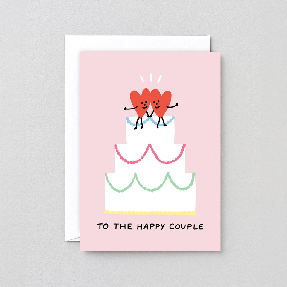 Hochzeitskarte To The Happy Couple