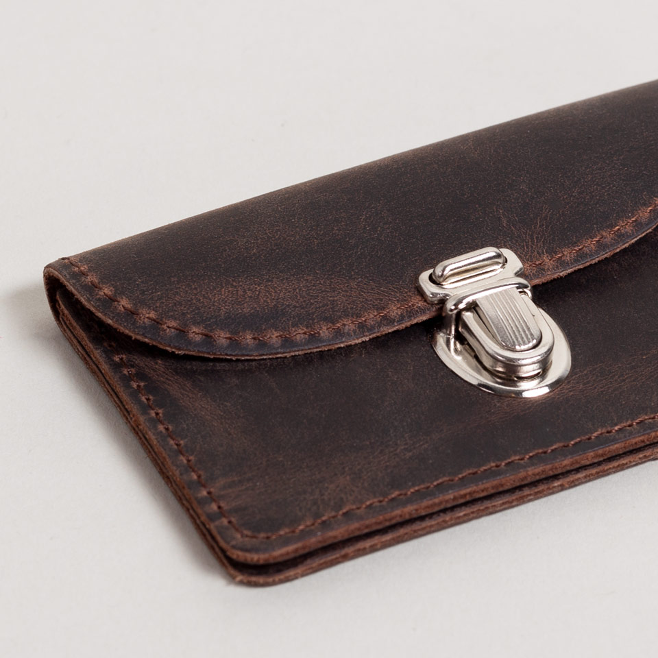 Borsa klein Geldbörse aus Leder – Bild 4