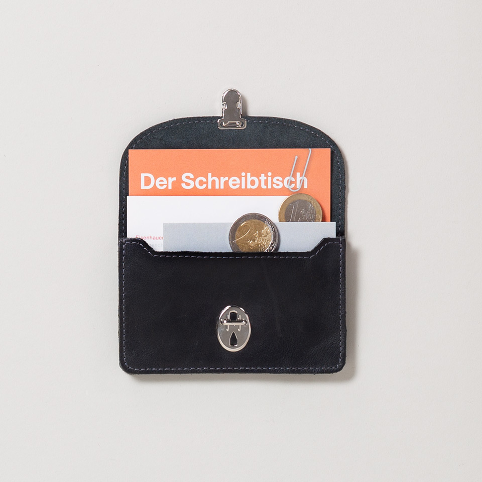 Borsa groß Geldbörse aus Leder – Bild 11