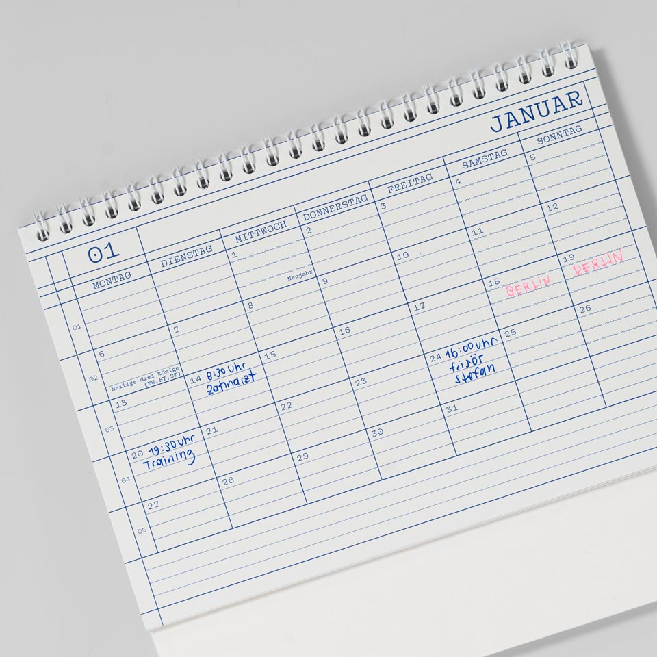 Eisenhauer Tischkalender A5 Monat 2026 – Bild 3