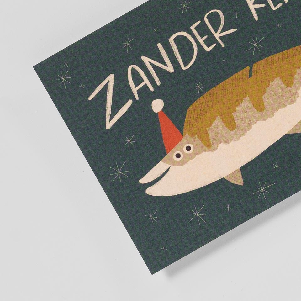 Weihnachtspostkarte Zander Klaus – Bild 2