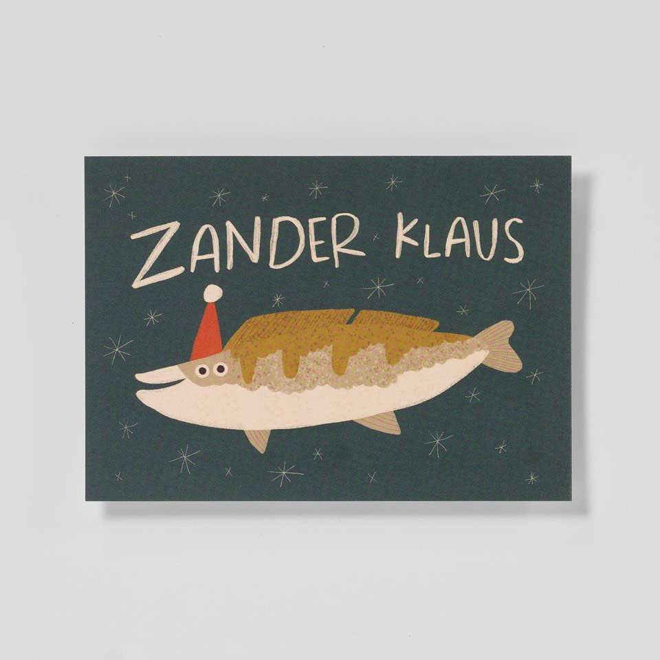 Weihnachtspostkarte Zander Klaus