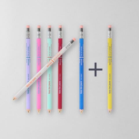 Bleistift »Tous les Jours« 6 + 1 Stift gratis