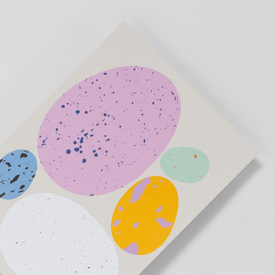 Postkarte Ostereier / Sprenkel – Bild 2