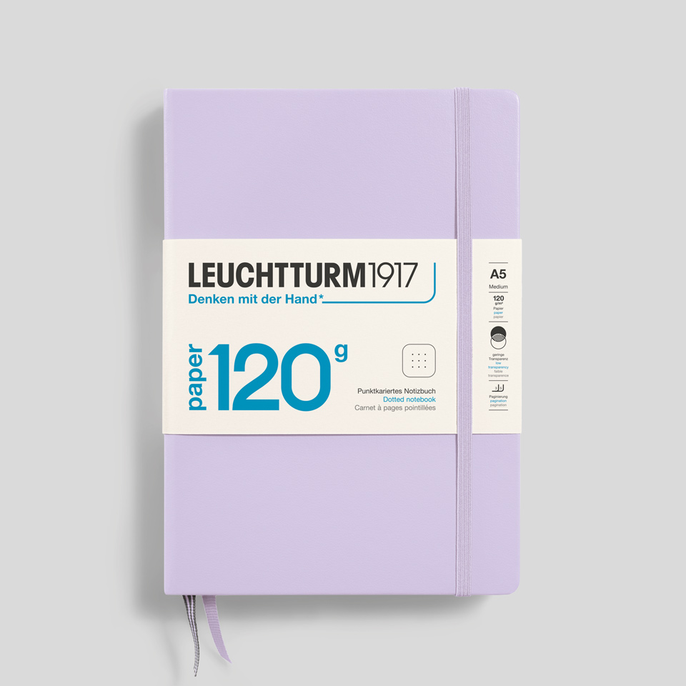 A5 Notizbuch 120g / Lila