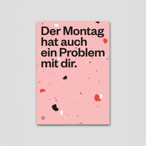 Postkarte Montag