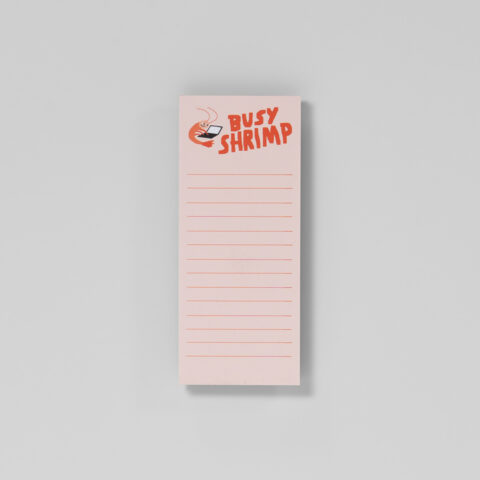 Notizblock – Busy Shrimp