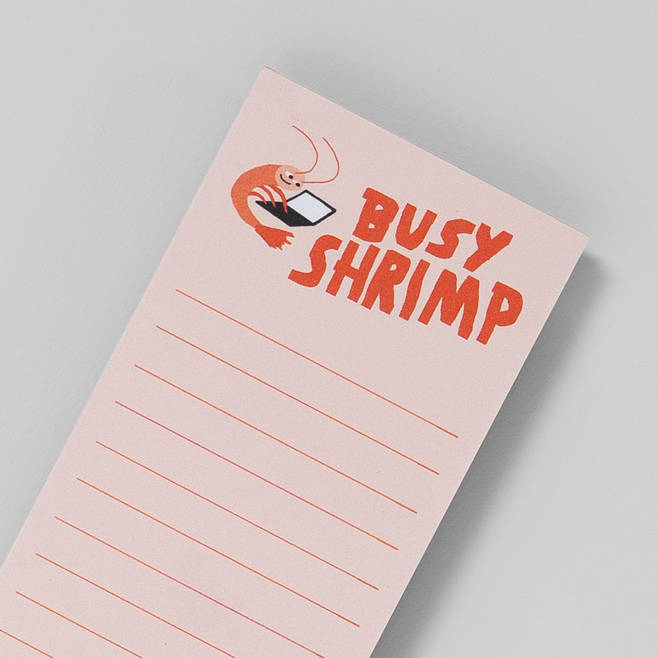 Notizblock – Busy Shrimp – Bild 2
