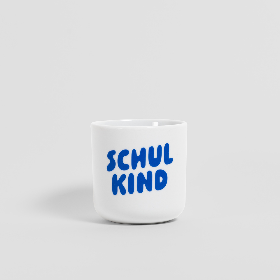 Becher Schulkind blau – Bild 2