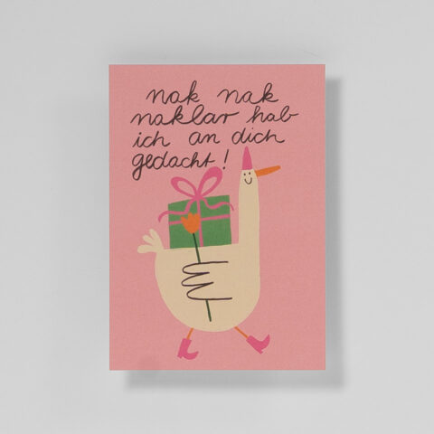 Postkarte Nak Nak Naklar Hab ich An Dich Gedacht!