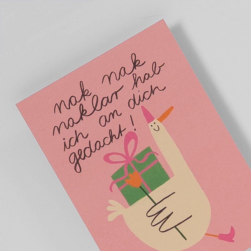 Postkarte Nak Nak Naklar Hab ich An Dich Gedacht! – Bild 2