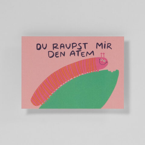 Postkarte Du Raupst Mir Den Atem