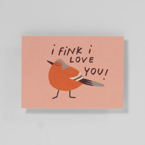 Postkarte I Fink I Love You