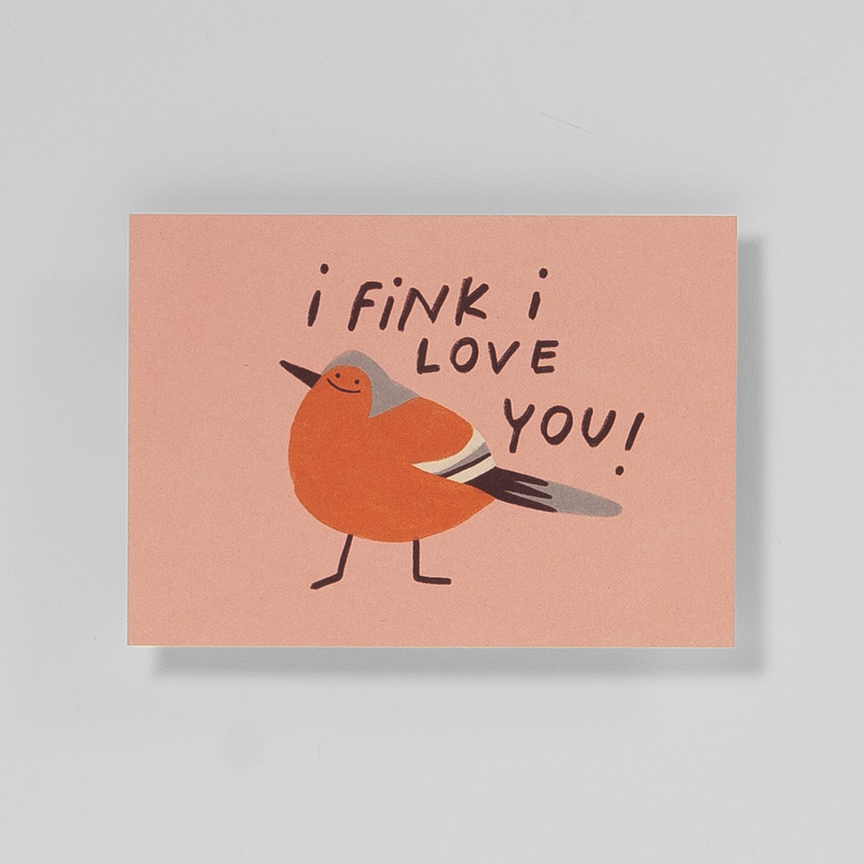 Postkarte I Fink I Love You